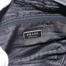 PRADA Shoulder Bag Nylon Black Silver Auth hk4001-19
