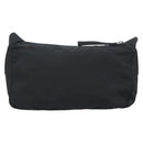 PRADA Shoulder Bag Nylon Black Silver Auth hk4001-2