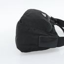 PRADA Shoulder Bag Nylon Black Silver Auth hk4001-4