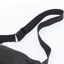 PRADA Shoulder Bag Nylon Black Silver Auth hk4001-8