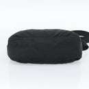 PRADA Shoulder Bag Nylon Black Silver Auth hk4001-5