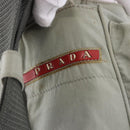 PRADA Sports Line Shoulder Bag Nylon Gray Silver Auth hk4002-19