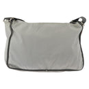 PRADA Sports Line Shoulder Bag Nylon Gray Silver Auth hk4002-3