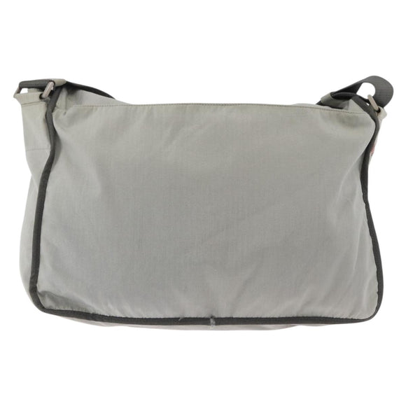 PRADA Sports Line Shoulder Bag Nylon Gray Silver Auth hk4002
