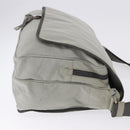 PRADA Sports Line Shoulder Bag Nylon Gray Silver Auth hk4002-4