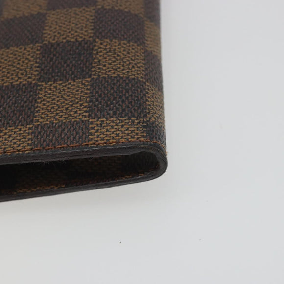 LOUIS VUITTON Damier Ebene Marais Pouch LV Auth hk4003