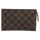 LOUIS VUITTON Damier Ebene Marais Pouch LV Auth hk4003-13