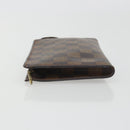 LOUIS VUITTON Damier Ebene Marais Pouch LV Auth hk4003-4
