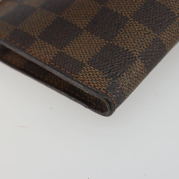 LOUIS VUITTON Damier Ebene Marais Pouch LV Auth hk4003