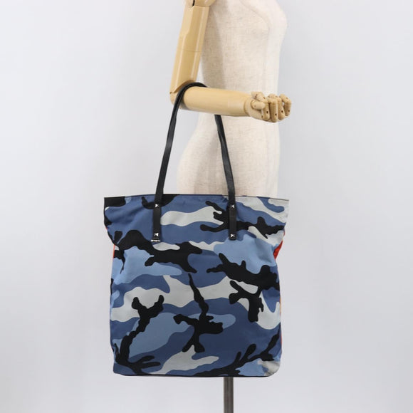 VALENTINO Tote Bag Nylon Rock Studs Auth hk4004