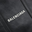 BALENCIAGA Every Day Tote Bag Leather Black Silver 551810 Auth hk4005-17