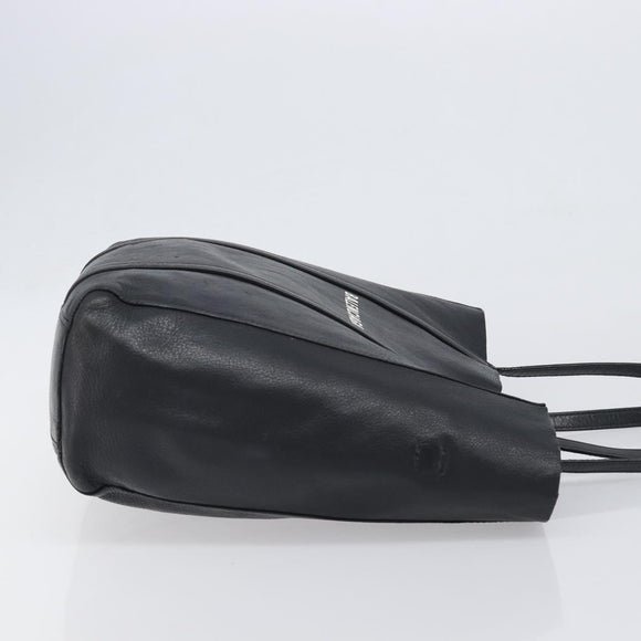 BALENCIAGA Every Day Tote Bag Leather Black Silver 551810 Auth hk4005