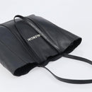 BALENCIAGA Every Day Tote Bag Leather Black Silver 551810 Auth hk4005-6