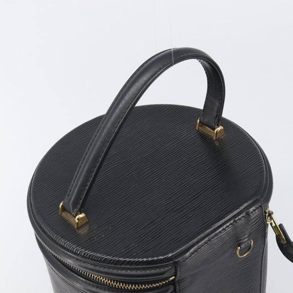 LOUIS VUITTON Epi Cannes Hand Bag Black M48032 LV Auth hk4006