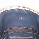 Chloe Bailey Hand Bag Leather 2way Beige Gold Auth hk4009V-22