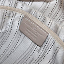Salvatore Ferragamo Vala Hand Bag Nylon Brown Silver Auth hk4011-29