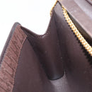 Christian Dior Trotter Canvas Chain Shoulder Bag Brown Gold Auth hk4014A-19