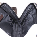 BVLGARI Body Bag PVC Leather Brown Silver Auth hk4015-19