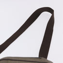 BVLGARI Body Bag PVC Leather Brown Silver Auth hk4015-8