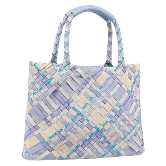 Salvatore Ferragamo Tote Bag Canvas Purple Auth hk4016