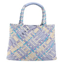 Salvatore Ferragamo Tote Bag Canvas Purple Auth hk4016-2