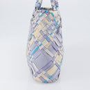 Salvatore Ferragamo Tote Bag Canvas Purple Auth hk4016-3