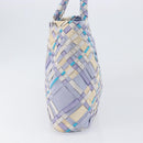 Salvatore Ferragamo Tote Bag Canvas Purple Auth hk4016-4