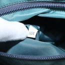 PRADA Hand Bag Nylon Green Silver Auth hk4017-22