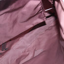 PRADA Tote Bag Nylon Red Silver Auth hk4020-10