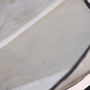 BALENCIAGA Navy Cabas Hand Bag Canvas White Black Auth hk4021-16
