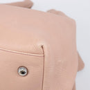 LOEWE Kaliyu GM Hand Bag Leather Pink Silver Auth hk4026A-9