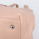 LOEWE Kaliyu GM Hand Bag Leather Pink Silver Auth hk4026A-15