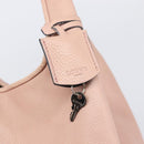 LOEWE Kaliyu GM Hand Bag Leather Pink Silver Auth hk4026A-10