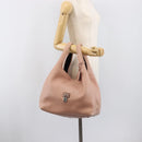 LOEWE Kaliyu GM Hand Bag Leather Pink Silver Auth hk4026A-23