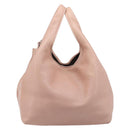 LOEWE Kaliyu GM Hand Bag Leather Pink Silver Auth hk4026A-2