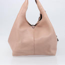 LOEWE Kaliyu GM Hand Bag Leather Pink Silver Auth hk4026A-4