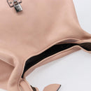 LOEWE Kaliyu GM Hand Bag Leather Pink Silver Auth hk4026A-6