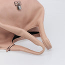 LOEWE Kaliyu GM Hand Bag Leather Pink Silver Auth hk4026A-7