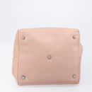 LOEWE Kaliyu GM Hand Bag Leather Pink Silver Auth hk4026A-5