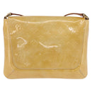 LOUIS VUITTON Monogram Vernis Thompson Street Bag Beige M91301 LV Auth hk4027-3