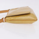 LOUIS VUITTON Monogram Vernis Thompson Street Bag Beige M91301 LV Auth hk4027-6