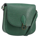 LOUIS VUITTON Epi Saint Cloud GM Shoulder Bag Green M52194 LV Auth hk4028-1