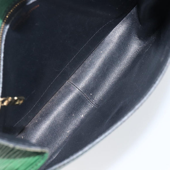 LOUIS VUITTON Epi Saint Cloud GM Shoulder Bag Green M52194 LV Auth hk4028