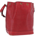 LOUIS VUITTON Epi Noe Shoulder Bag Red M44007 LV Auth hk4029-1