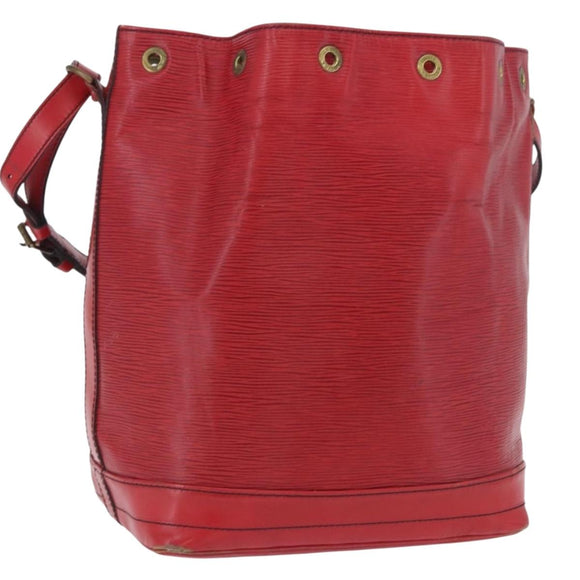 LOUIS VUITTON Epi Noe Shoulder Bag Red M44007 LV Auth hk4029