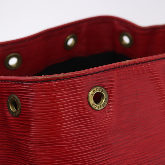 LOUIS VUITTON Epi Noe Shoulder Bag Red M44007 LV Auth hk4029