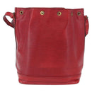 LOUIS VUITTON Epi Noe Shoulder Bag Red M44007 LV Auth hk4029-2