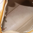 LOUIS VUITTON Monogram Vernis Houston Hand Bag Beige M91004 LV Auth hk4033-9