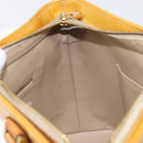 LOUIS VUITTON Monogram Vernis Houston Hand Bag Beige M91004 LV Auth hk4033-21
