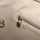 LOUIS VUITTON Monogram Vernis Houston Hand Bag Beige M91004 LV Auth hk4033-24